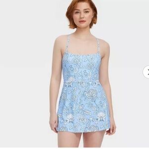 Roller Rabbit x Target Floral Vines Zip-Front Mini Tennis Dress